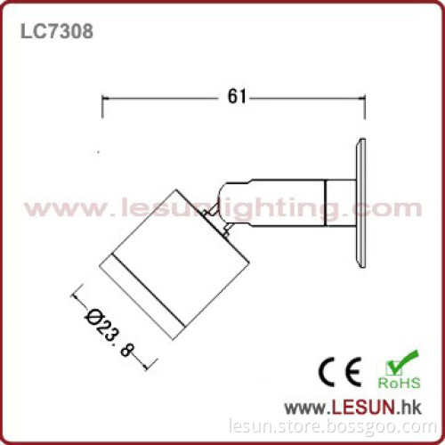 Good feedback 1W led display spotlight for watches LC7308